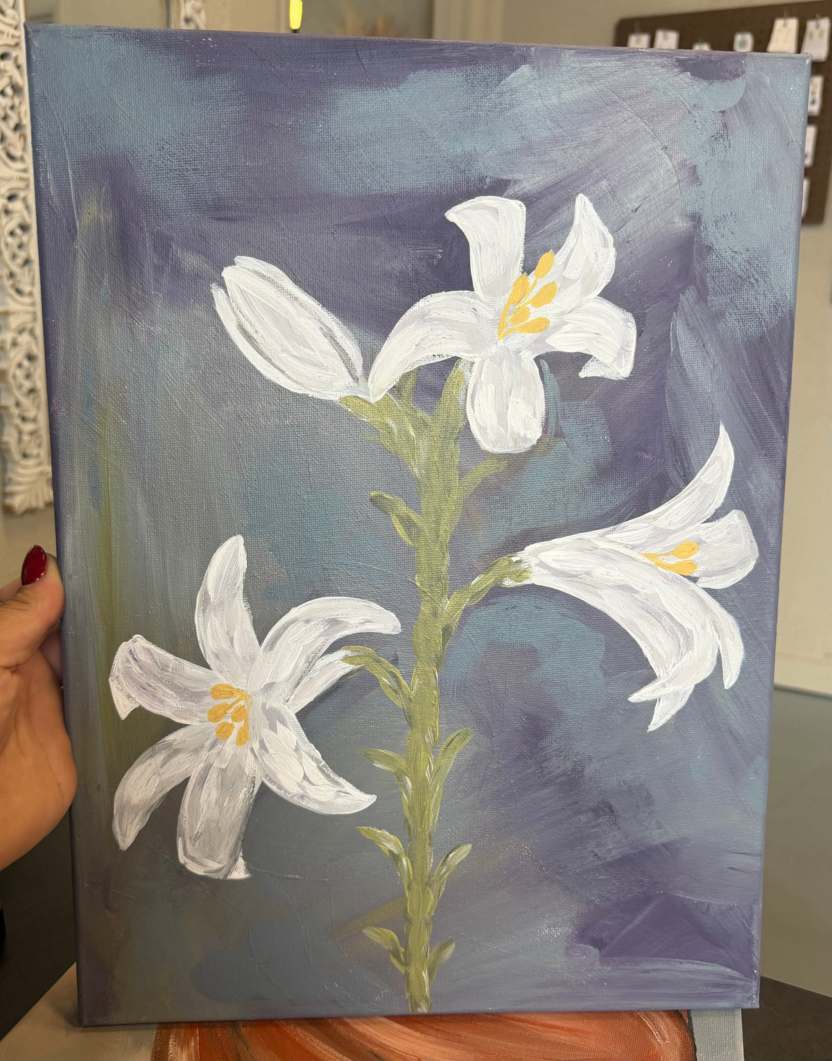 Whispers of the Lily / Canvas Painting