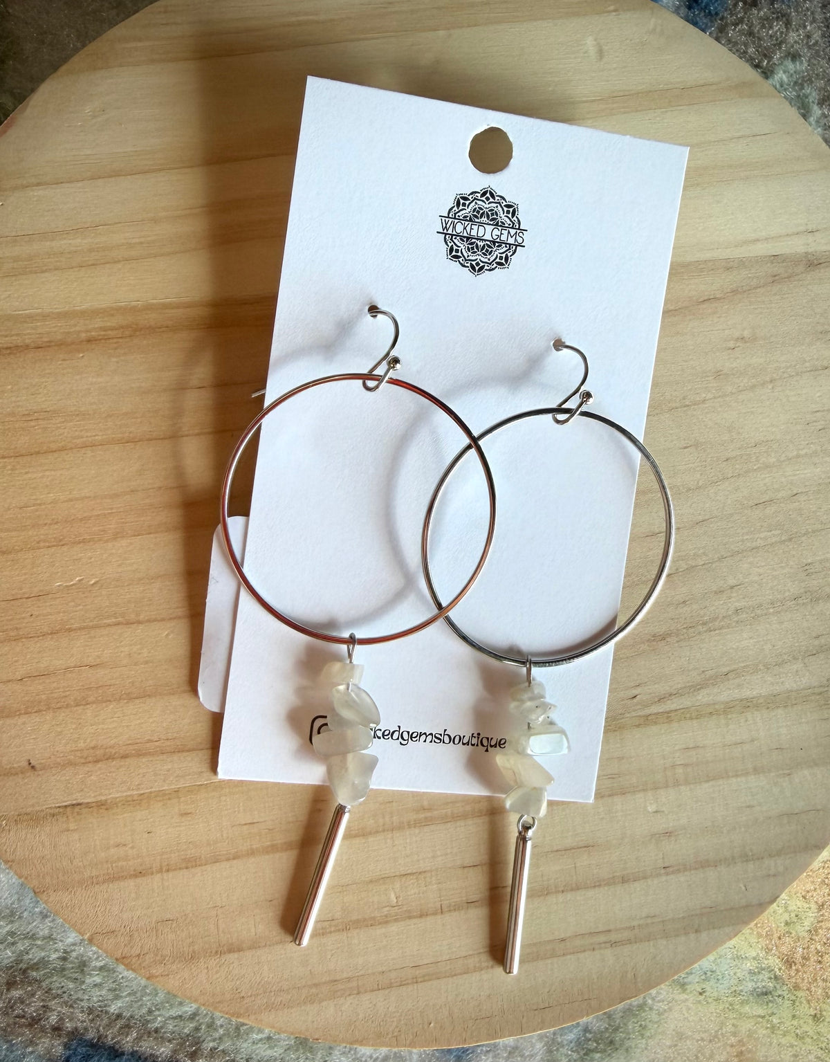Moonstone Dangle