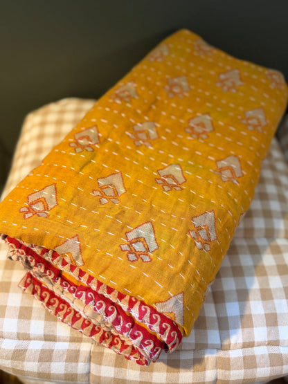 Vintage Kantha throw
