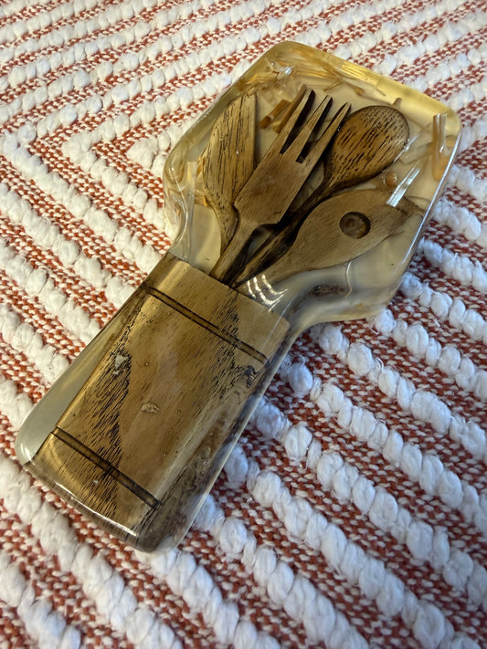 Lucite Spoon Rest