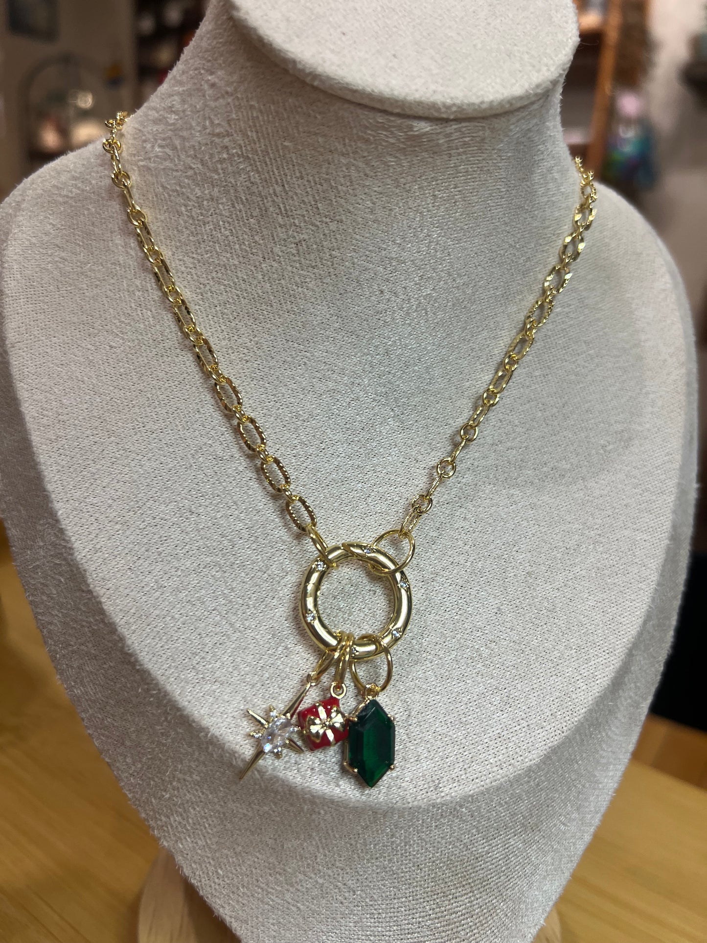 Holiday Carabiner Necklace