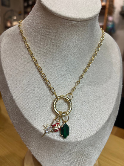 Holiday Carabiner Necklace