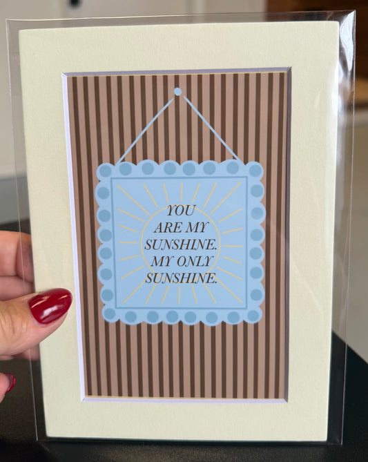 Sunshine / Art Print