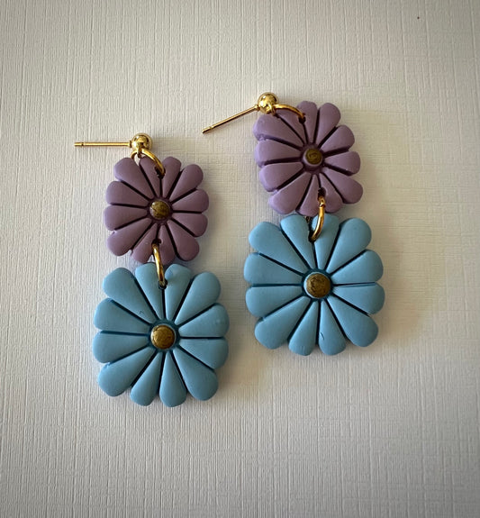 Spring Blooms / purple & blue