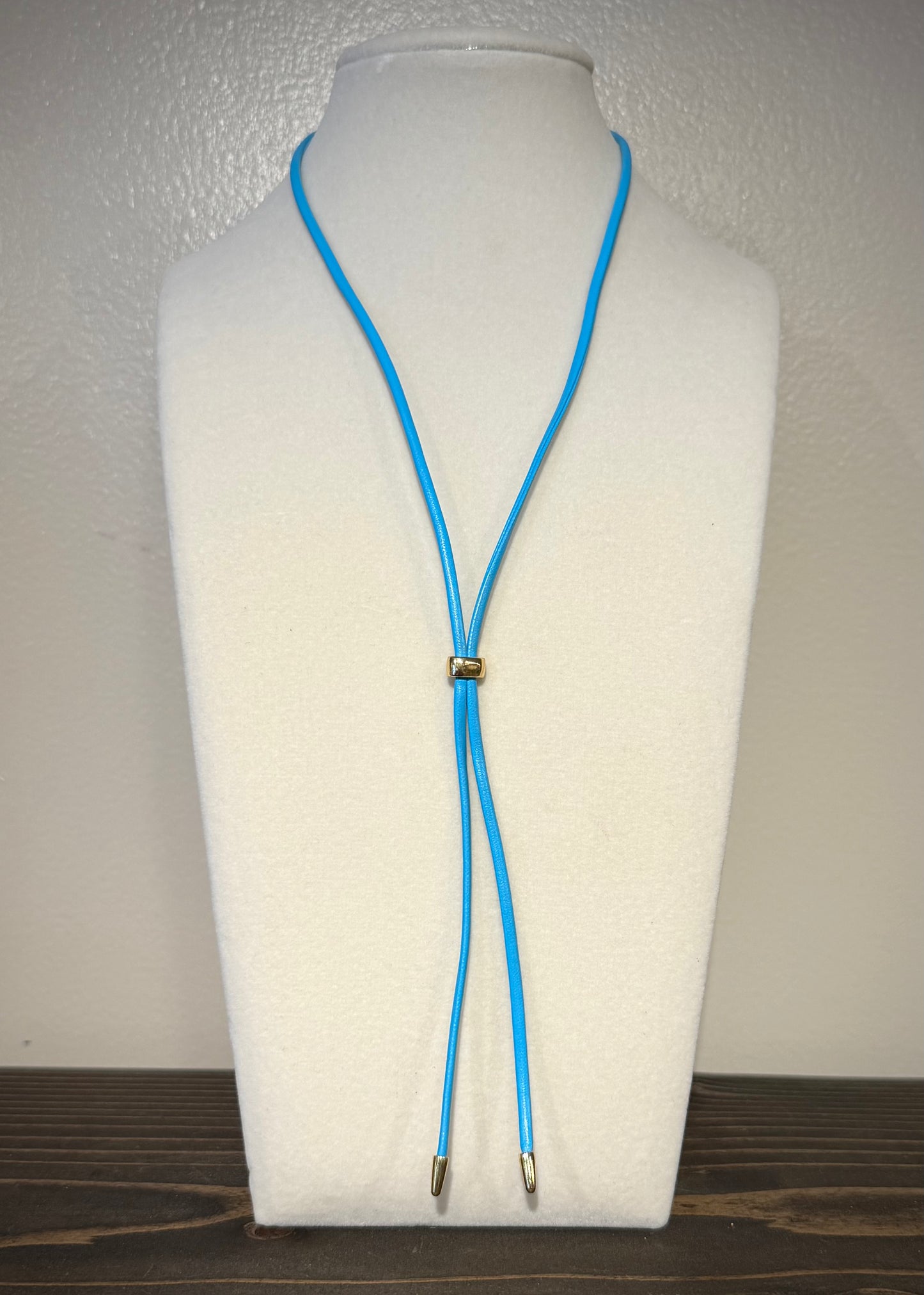 Leather Lariat Necklace