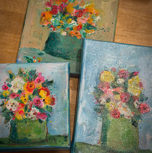 Mini Floral Canvas