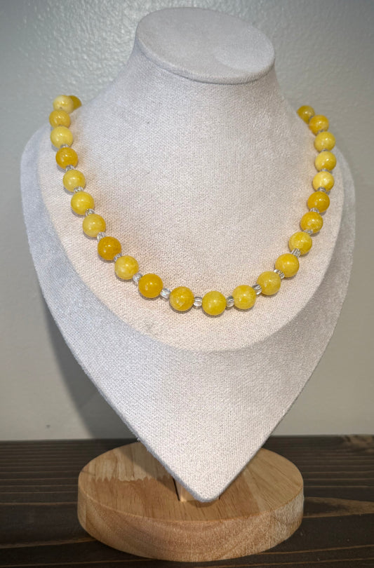 Lemonade / Beaded Necklace