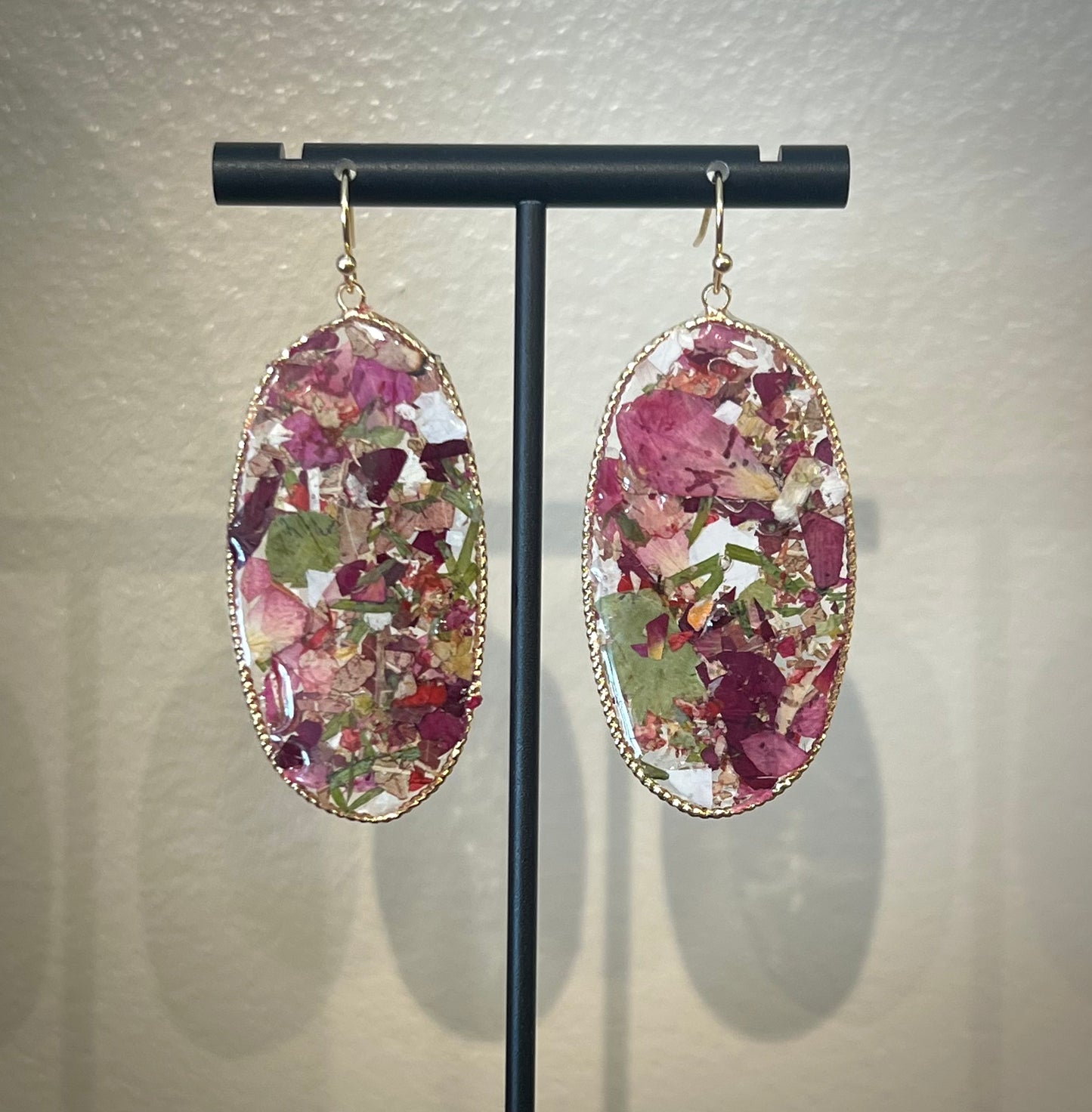 Pressed Flower & Leaf Dangle