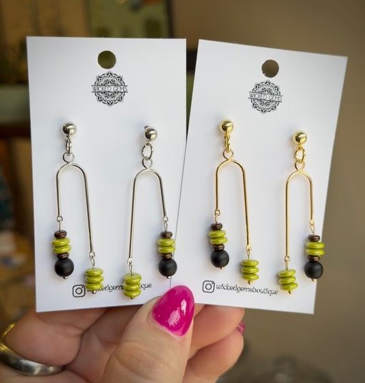 Chartreuse Beaded Arch