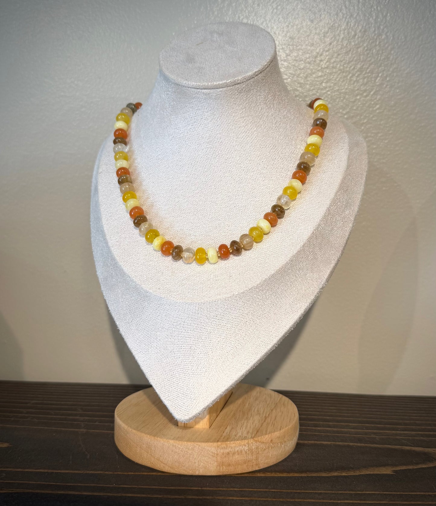 Amber Coast / Beaded Necklace