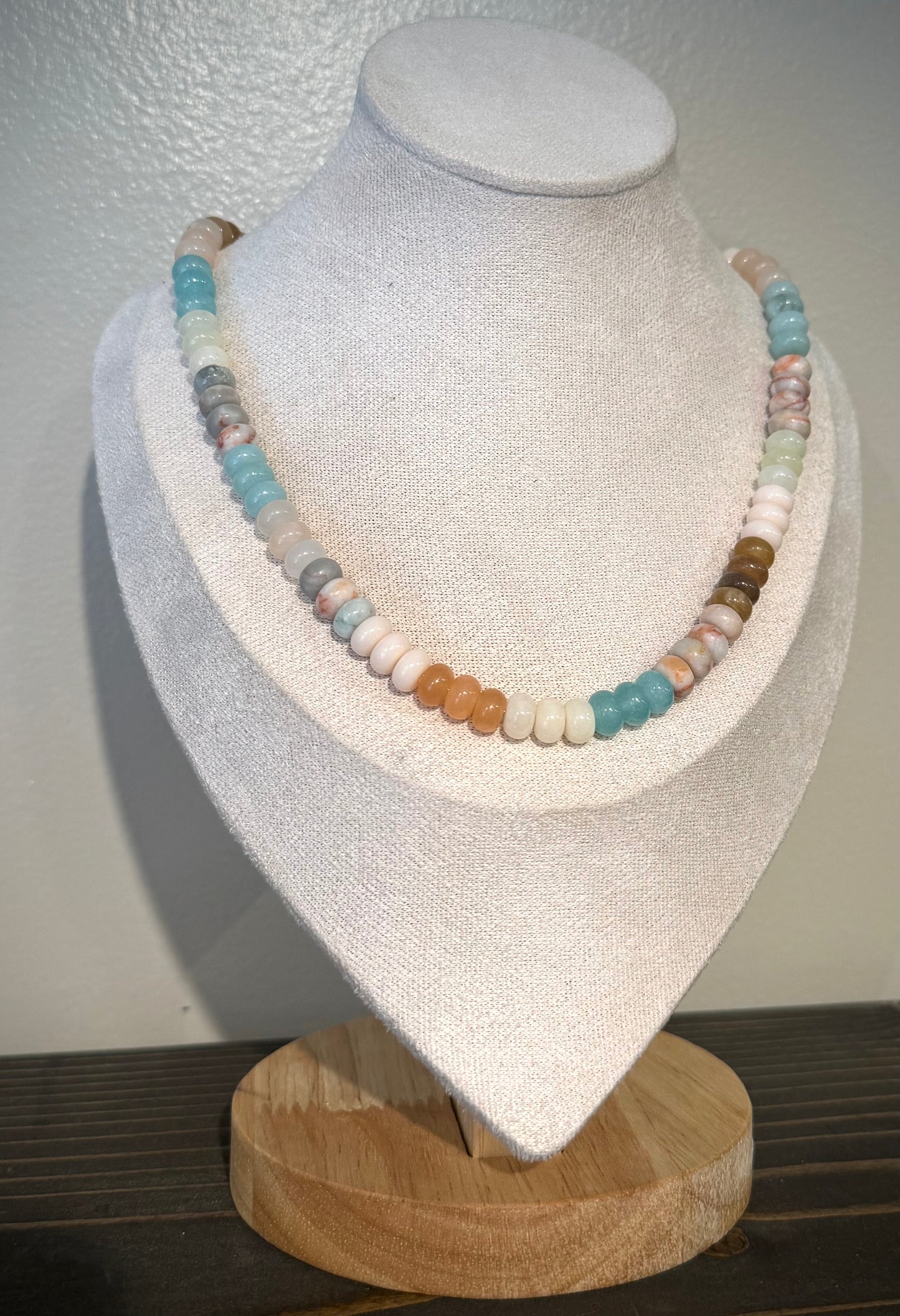 Bayside Sunset / Beaded Necklace