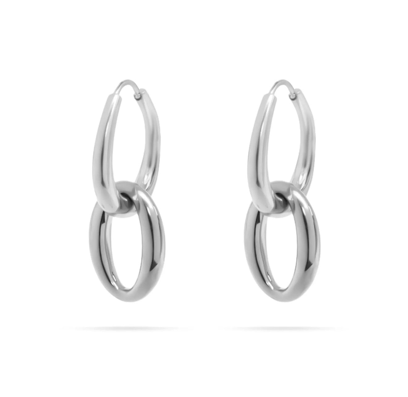 Double Hoop Dangle