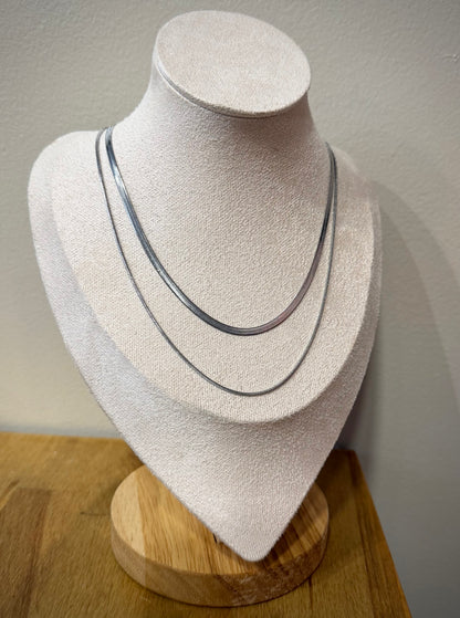 Double Layering Chain Necklace