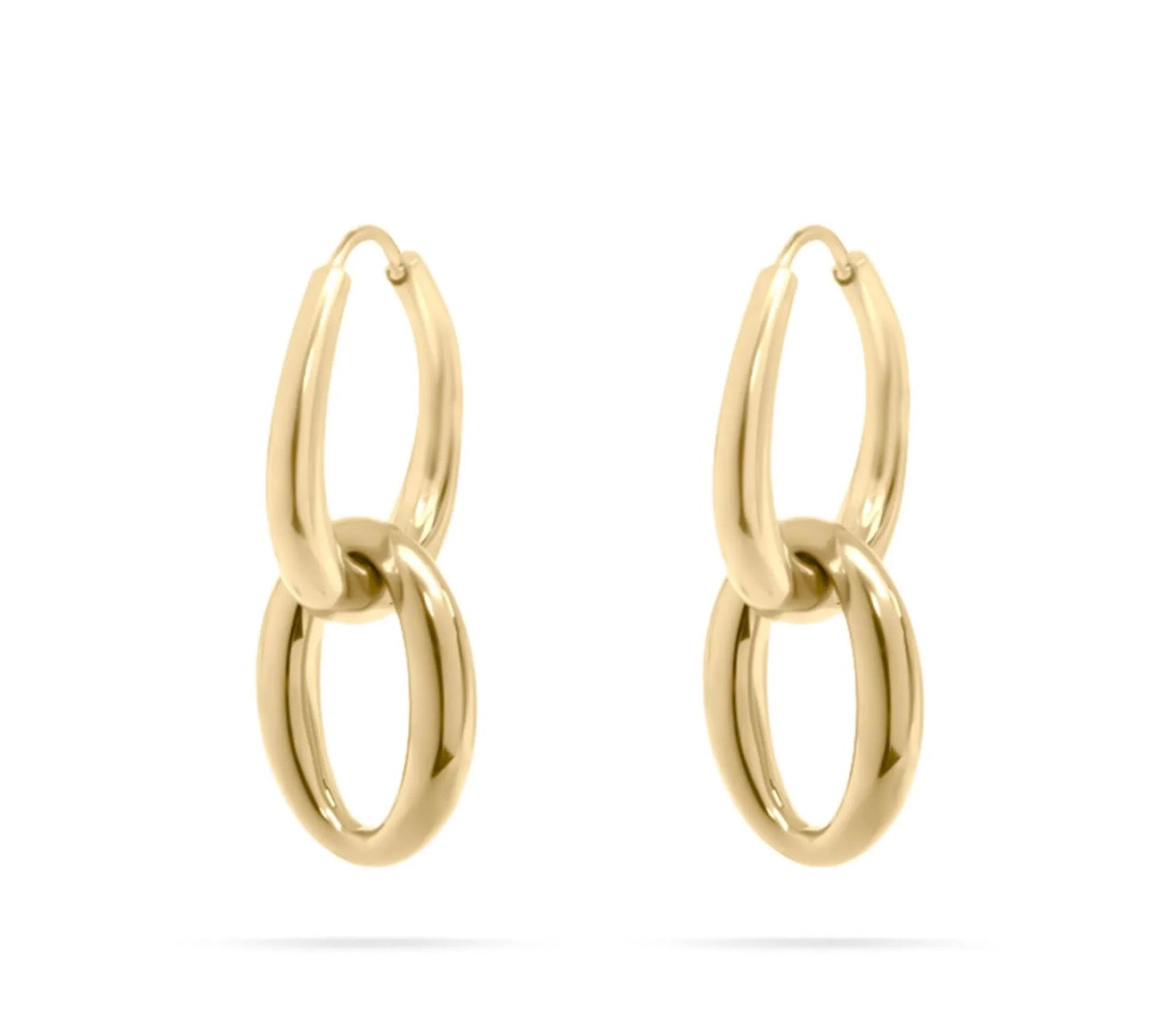 Double Hoop Dangle