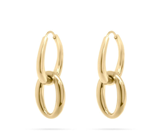 Double Hoop Dangle