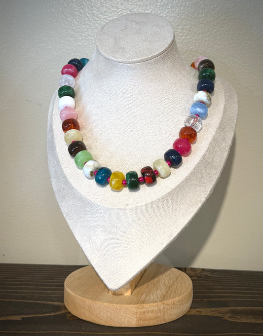 Chunky Colorful / Beaded Necklace