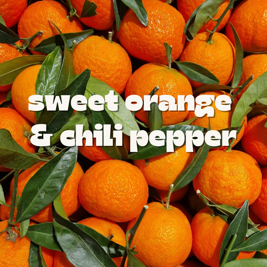 Sweet Orange & Chili Pepper / 10oz Candle