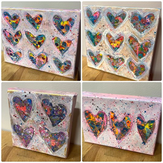 Heart Canvas Art - various sizes