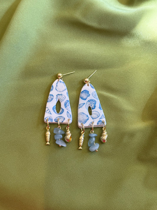 Coastal Treasures + Charms & Aquamarine