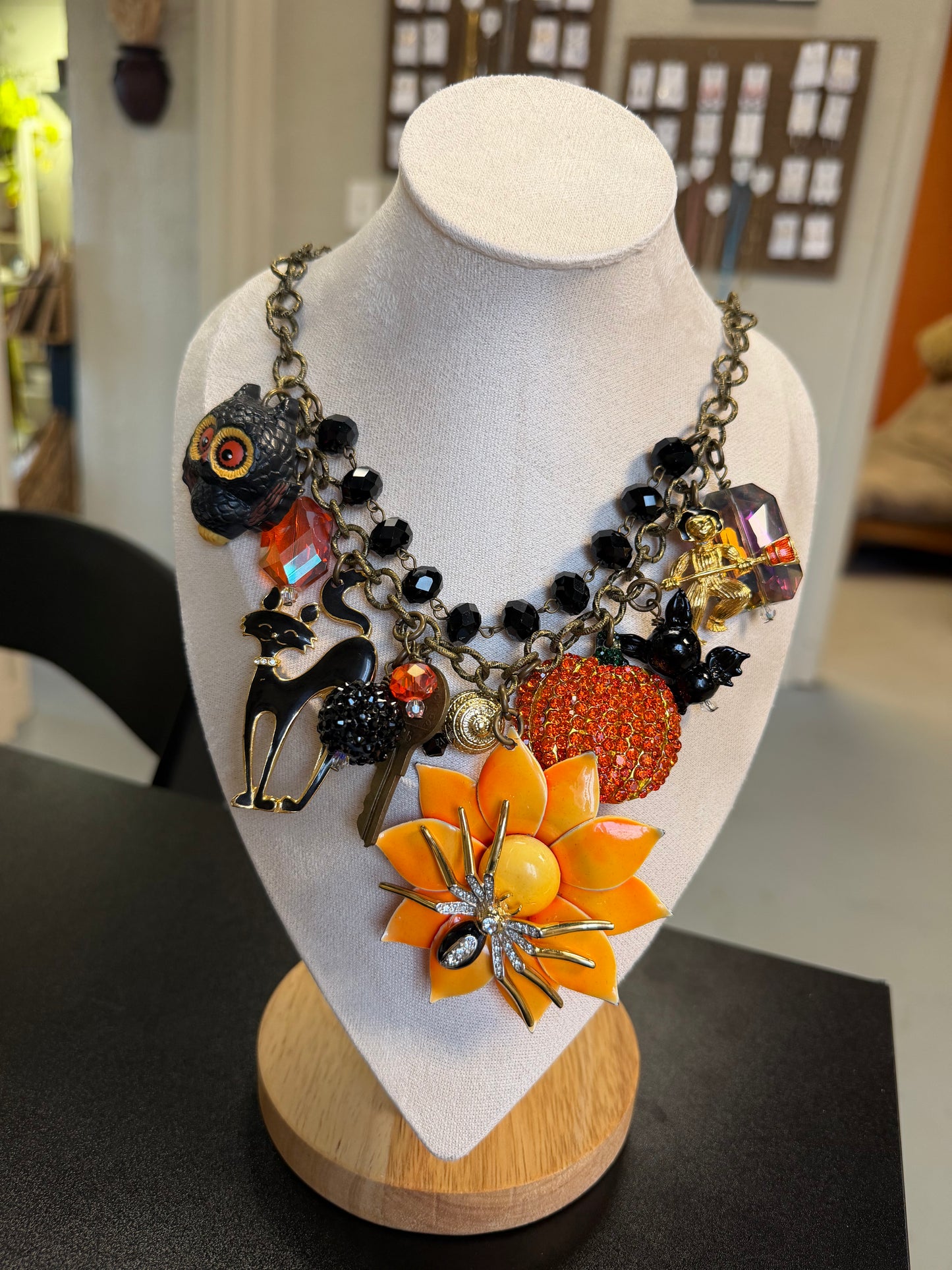 Autumn Mischief / Junk Necklace
