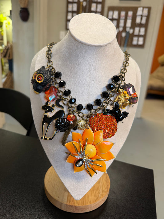 Autumn Mischief / Junk Necklace