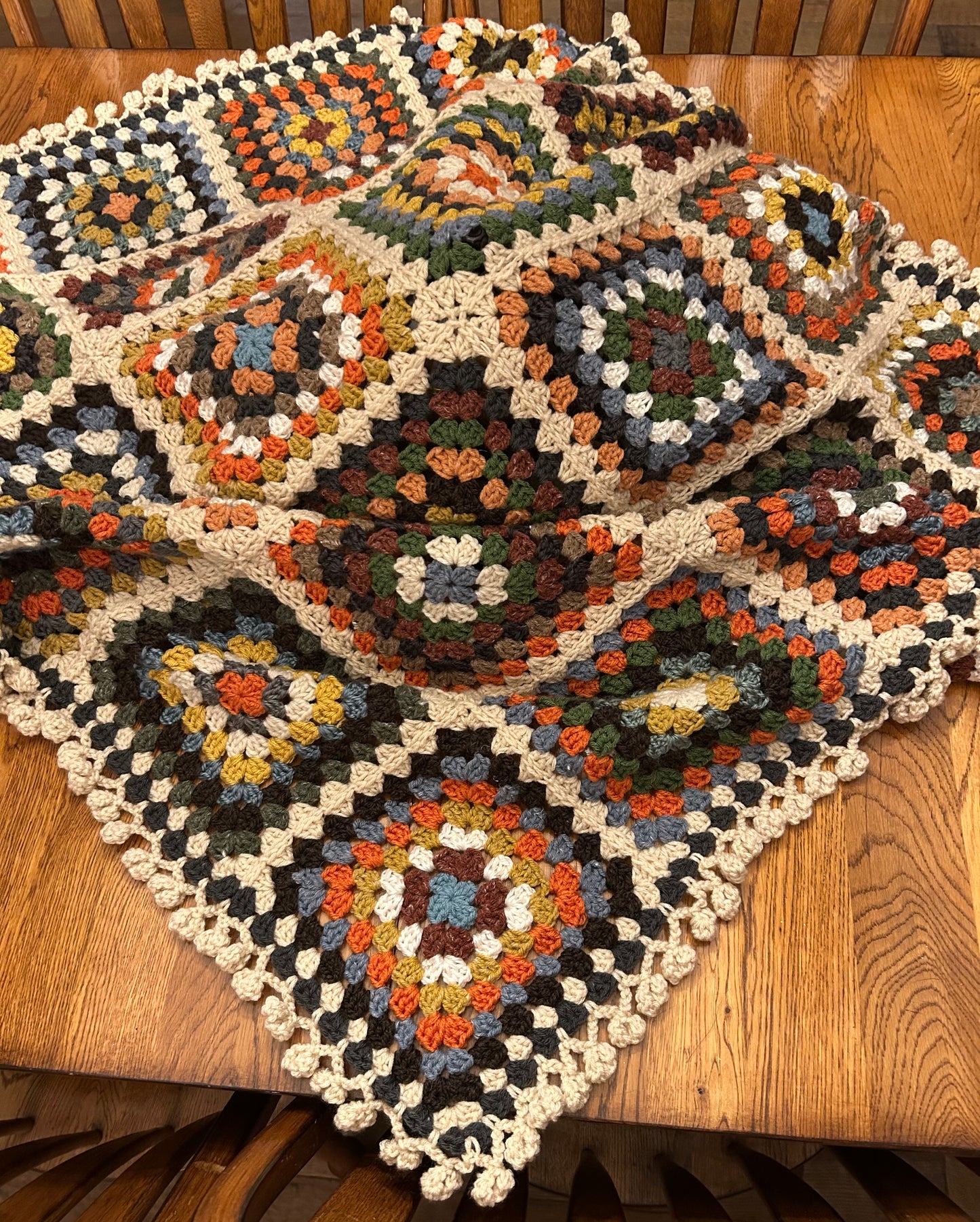 "Grandy" Square Blanket