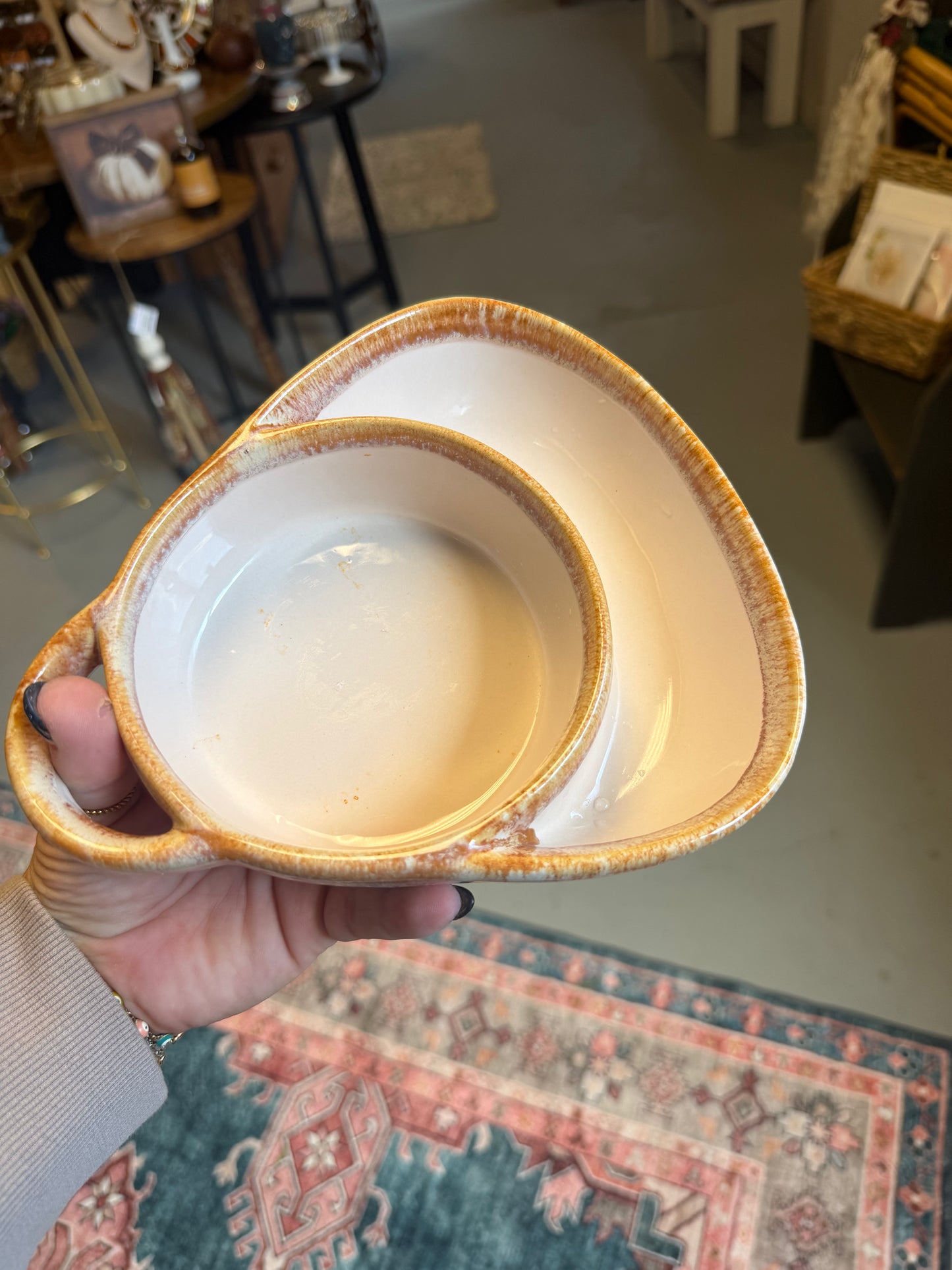 Ceramic Divided Bowl