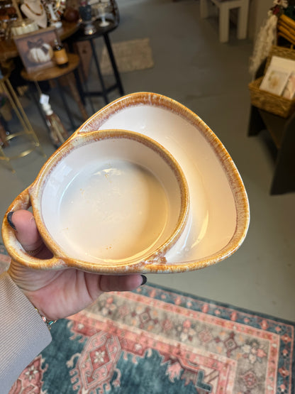 Ceramic Divided Bowl