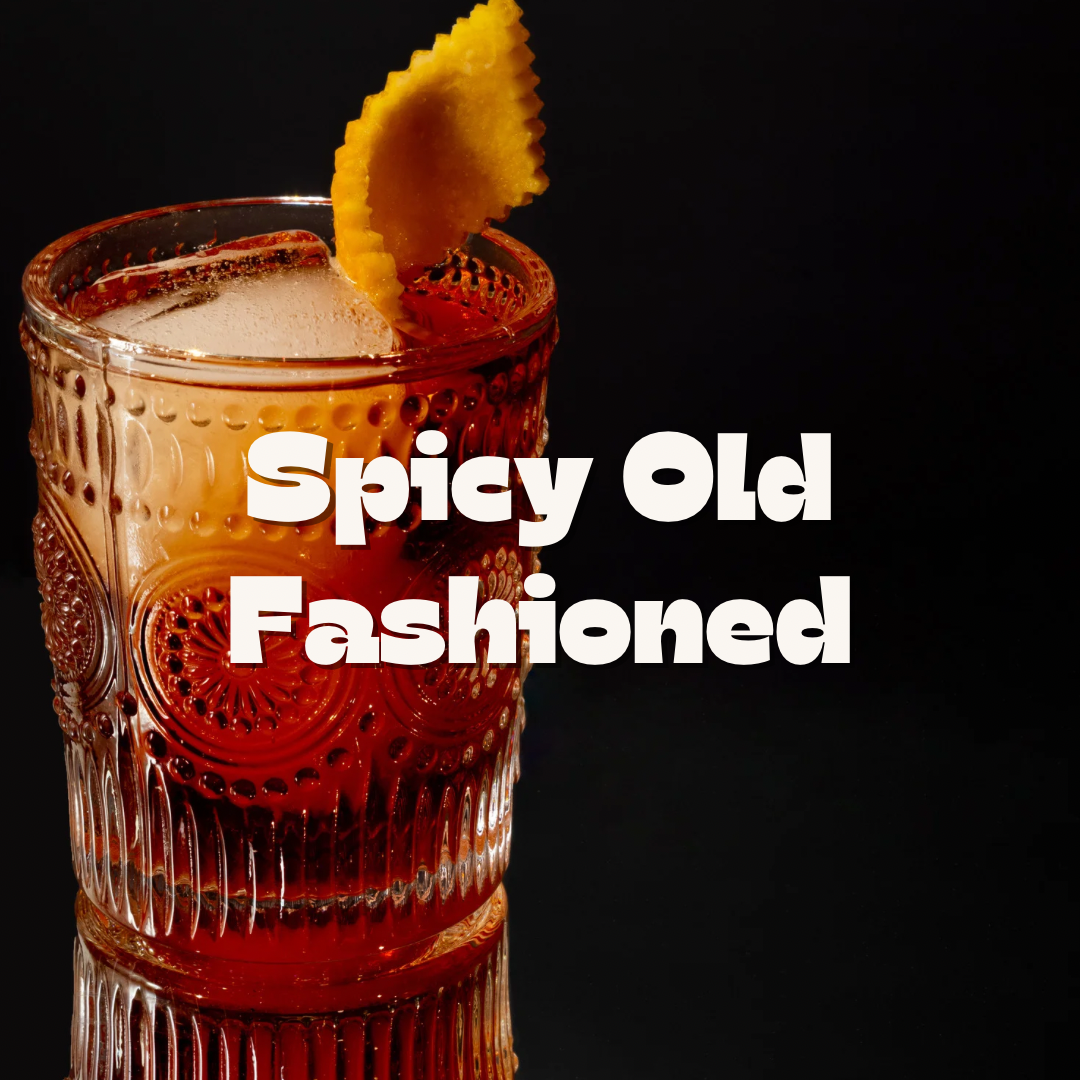 Hobnail Glass Candle / Spicy Old Fashioned