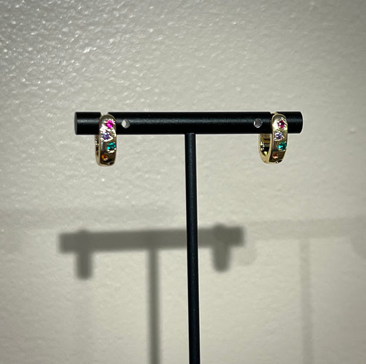 Mini Multicolor Hoop