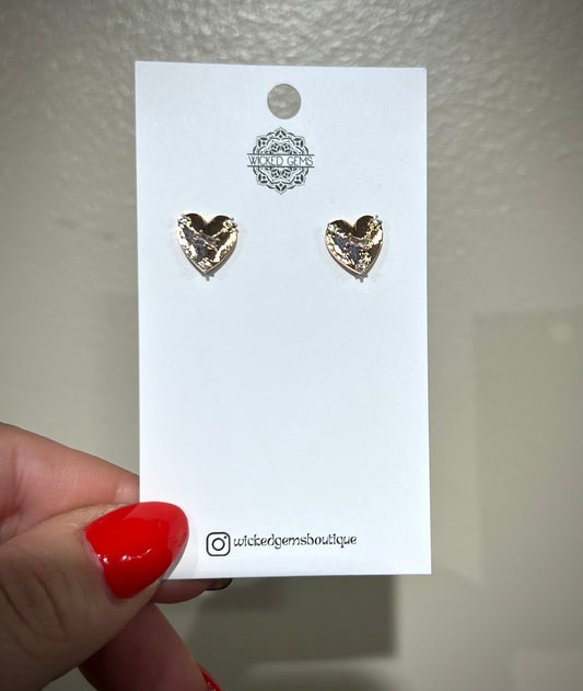 Mini Heart Stud