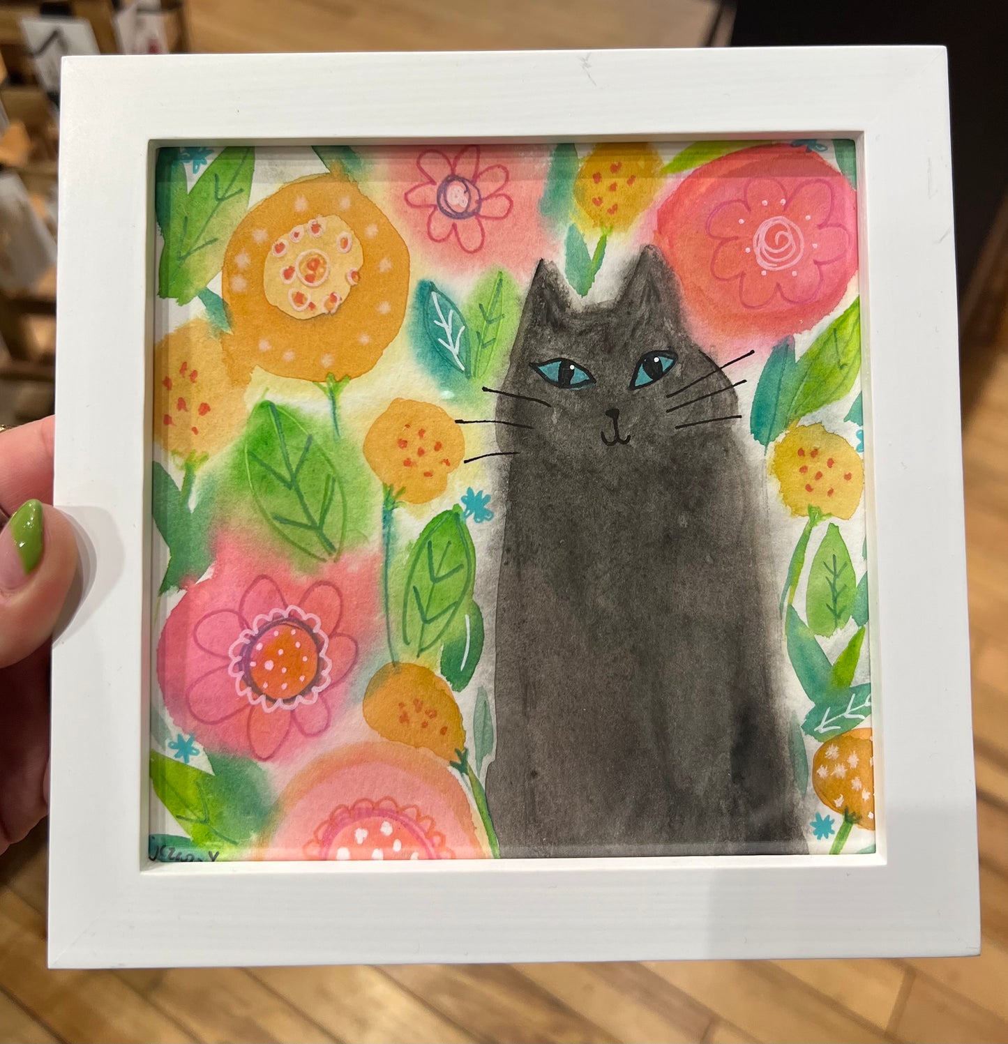 Watercolor / kitty cat