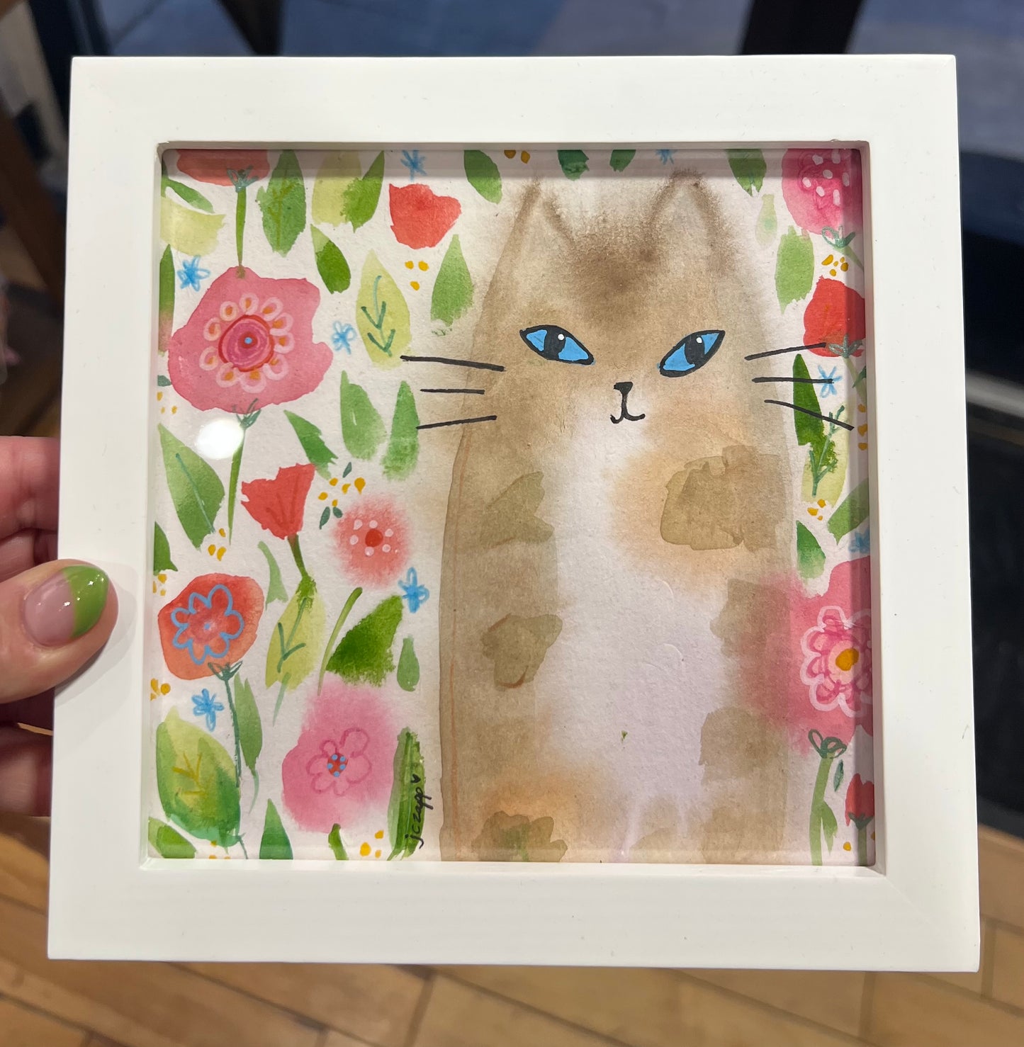 Watercolor / kitty cat