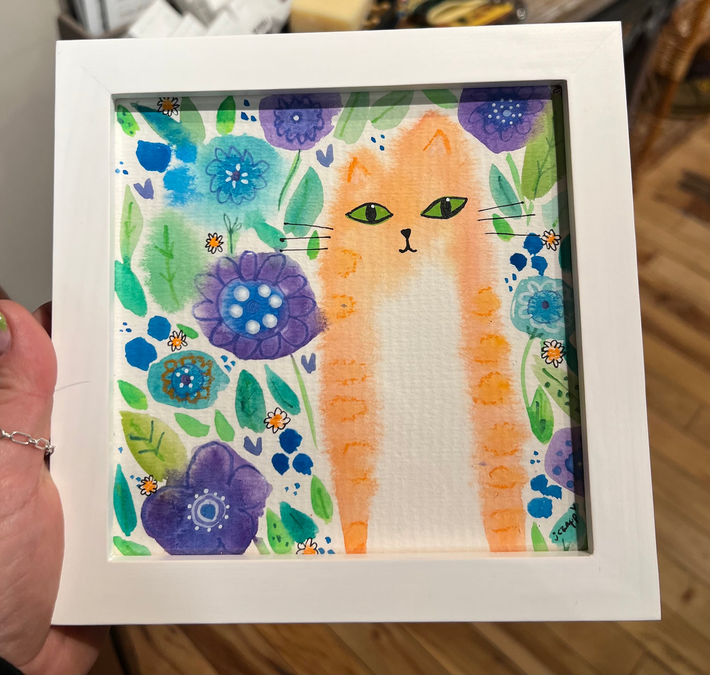 Watercolor / kitty cat