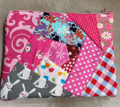Kalidescope Patchwork Zipper Bags
