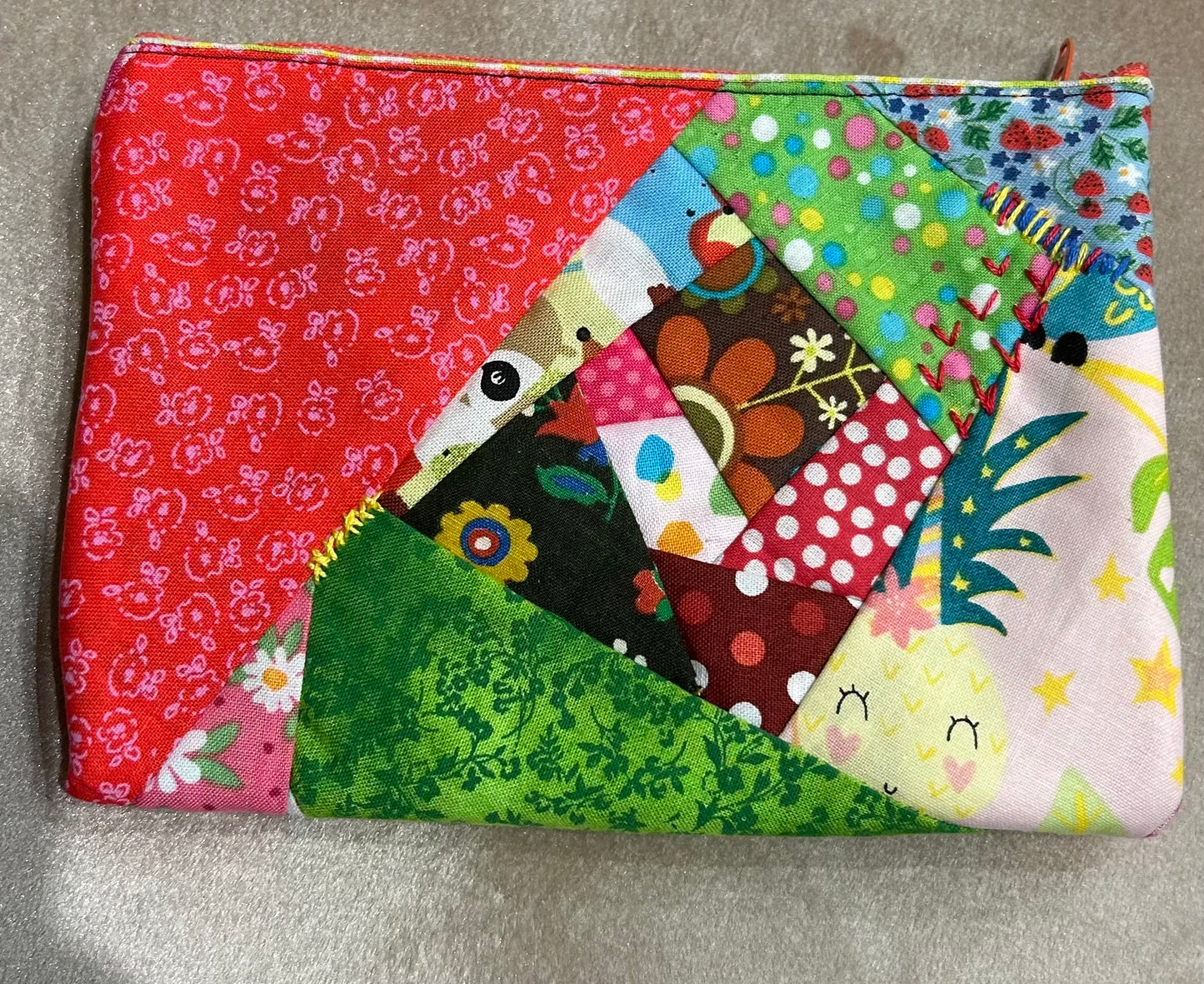 Kalidescope Patchwork Zipper Bags