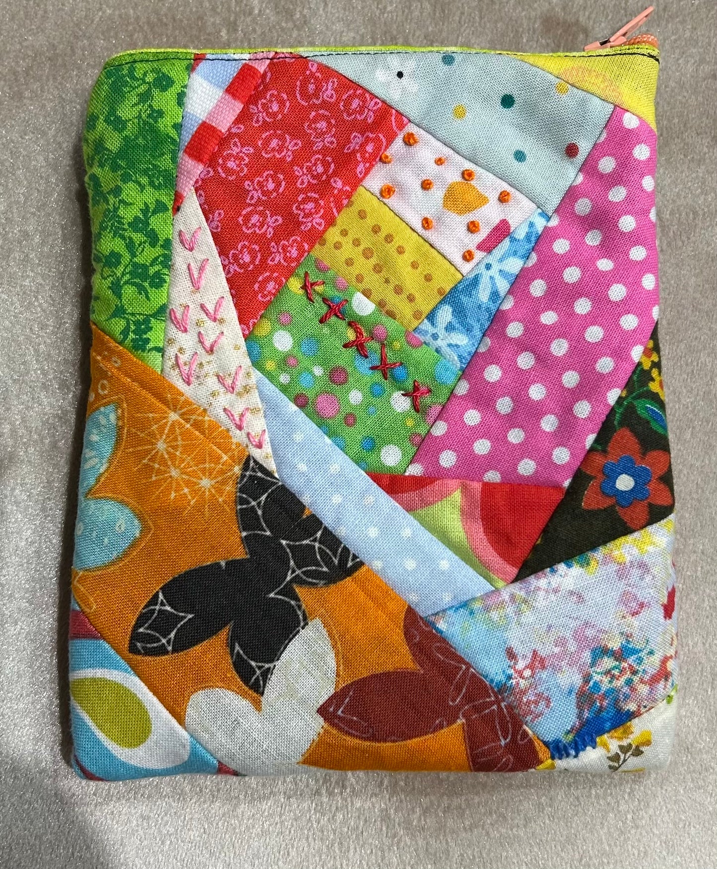 Kalidescope Patchwork Zipper Bags