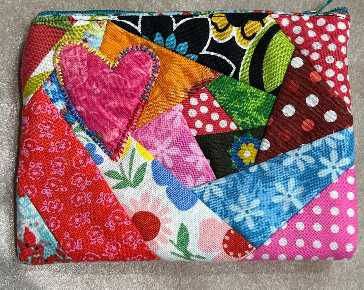 Kalidescope Patchwork Zipper Bags