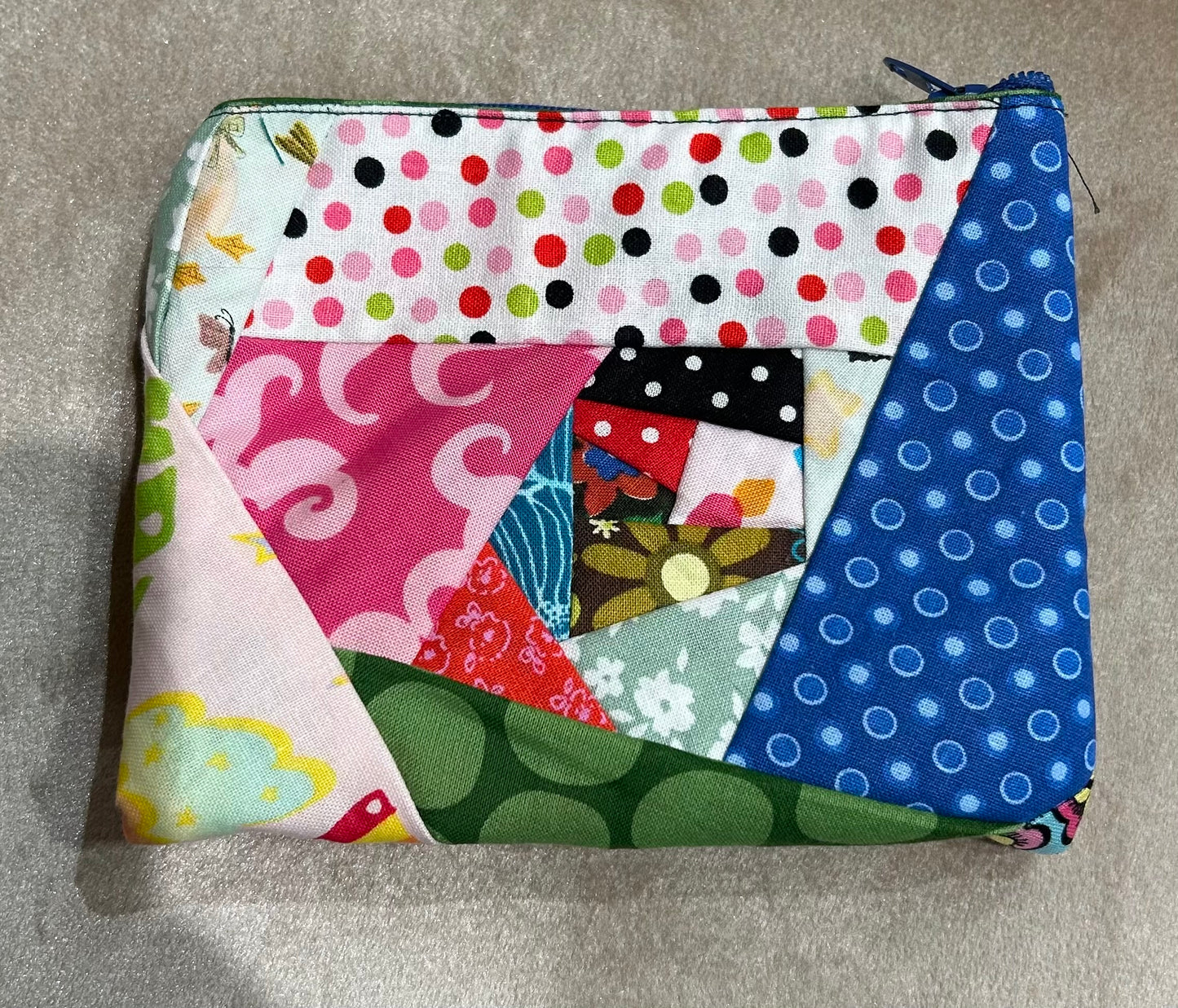 Kalidescope Patchwork Zipper Bags