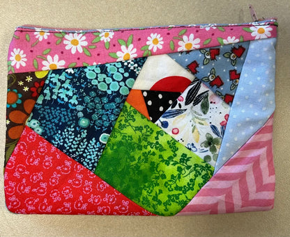 Kalidescope Patchwork Zipper Bags