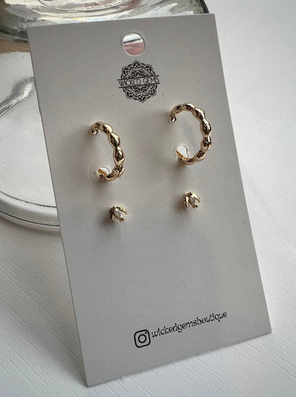 Hoop & Stud Pack