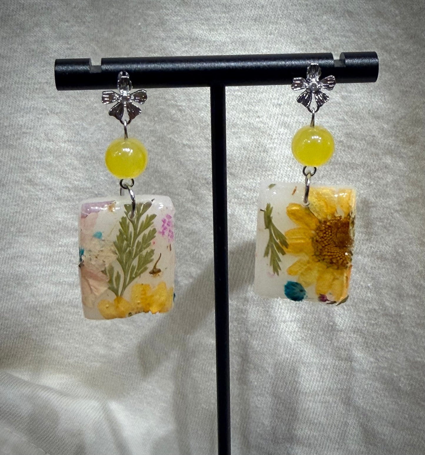 Rectangle Pressed Floral