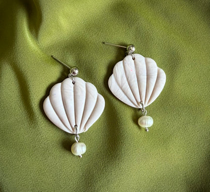 Shell + Freshwater Pearl