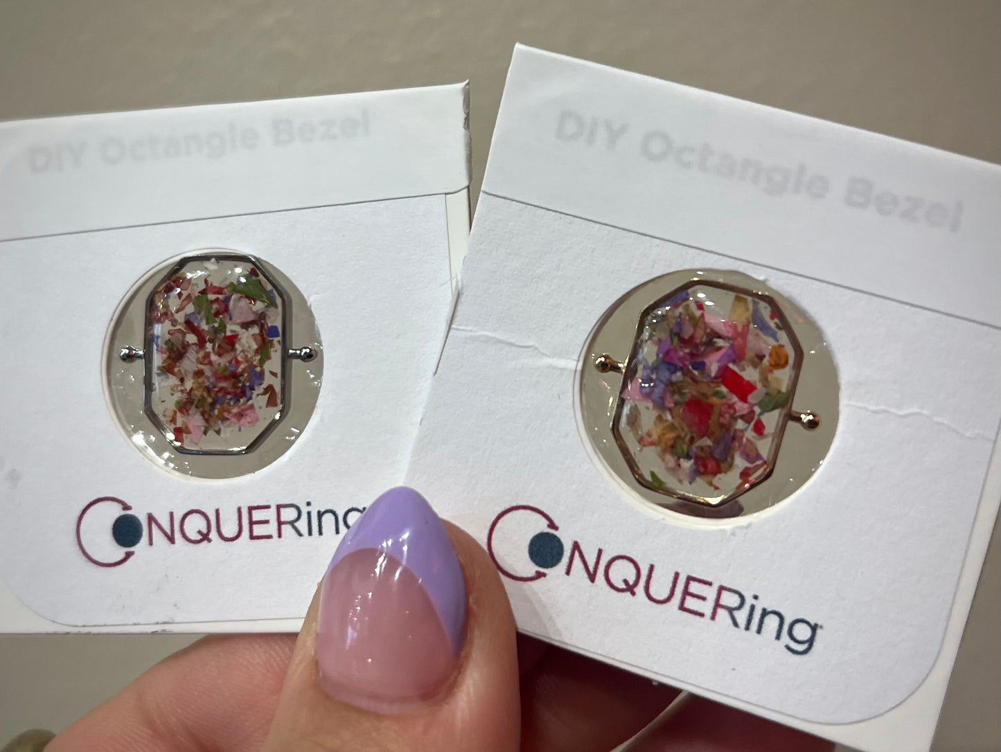Octangle Element / Flower Confetti