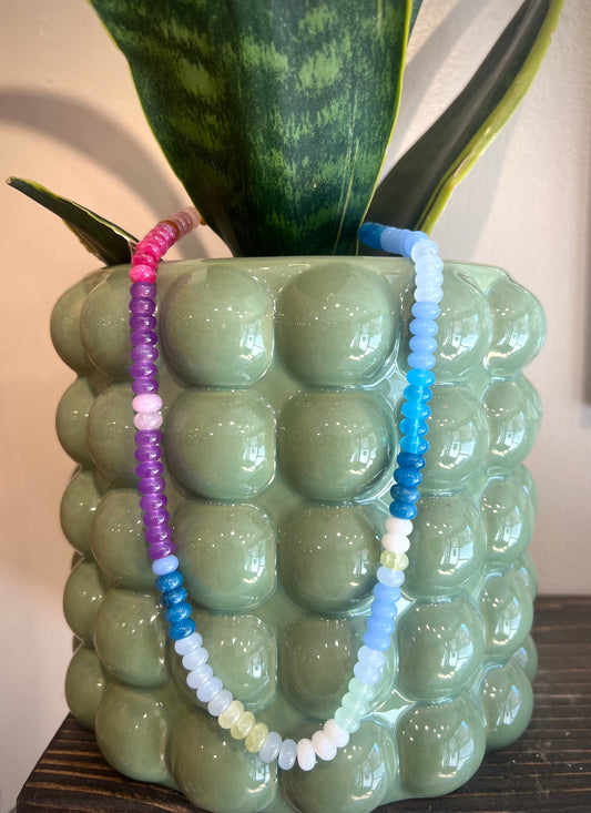 Bright Multi / "Candy" Stone Necklace