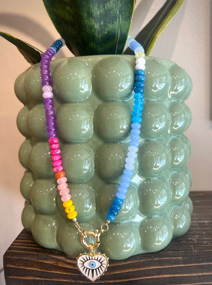 Bright Multi / "Candy" Stone Necklace