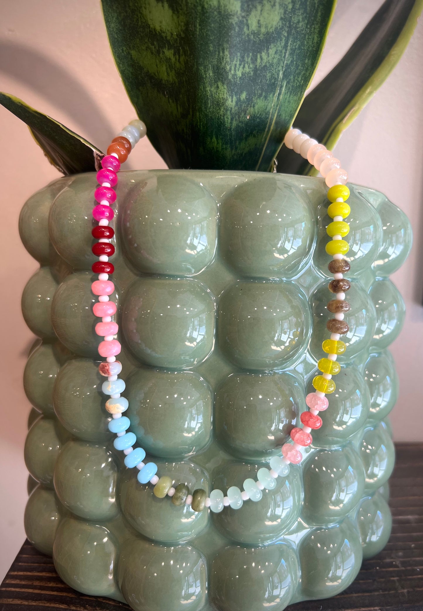 Funky / "Candy" Stone Necklace