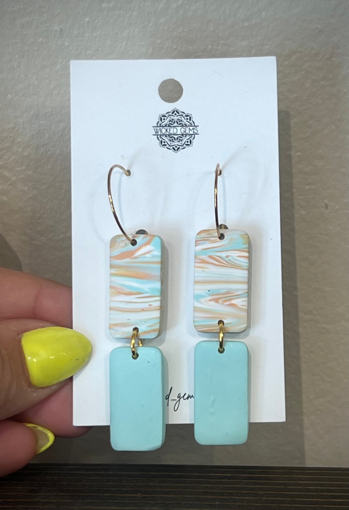 Beachy Marble Double Rect