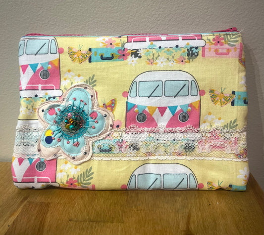 Retro Bus Zipper Pouch 2