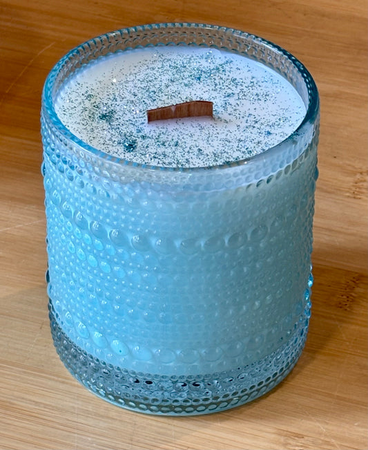 Sun-drenched Linen Hobnail Glass / 10oz